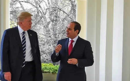 الرئيس السيسي ناقش خلال اتصال هاتفي مع ترمب الأوضاع والأزمات المعقدة في الشرق الأوسط