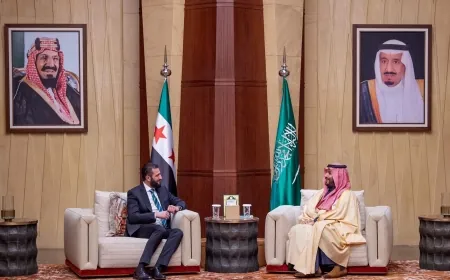 لقاء سعوديّ سوريّ… والشرع: ناقشْنا خططًا مستقبليةً موسَّعة