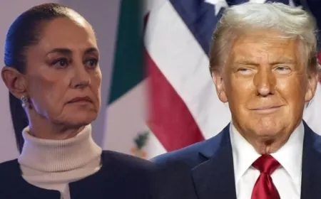 الرئيس الأميركي ونظيرته المكسيكية اعلنا التوصل إلى اتفاق لتعليق الرسوم الجمركية