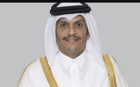وصول رئيس وزراء قطر محمد عبد الرحمن بن جاسم آل ثاني الى بيروت
