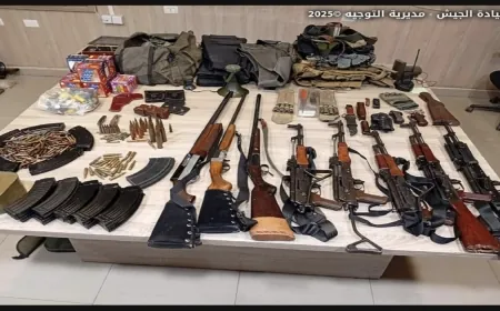 عمليات دهم للجيش وتوقيف 8 أشخاص... وهذا ما جرى ضبطه