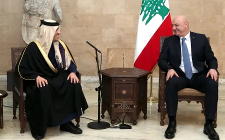 الرئيس عون لرئيس وزراء قطر