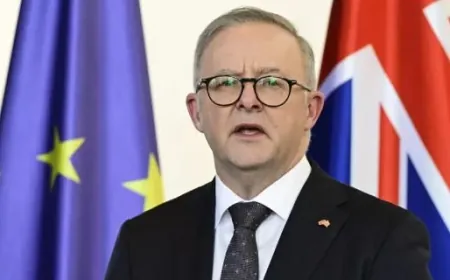 رئيس وزراء أوستراليا: نؤيد حل الدولتين في غزة