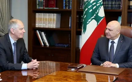 الرئيس عون طلب من السفير الفرنسي دعم موقف لبنان الداعي للإنسحاب الكامل للقوات الإسرائيلية