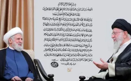 خامنئي يعيّن أمين عام "حزب الله" نعيم قاسم ممثّلاً له في لبنان