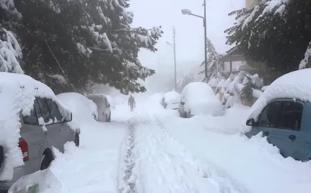 إليكم الطرقات الجبلية المقطوعة بسبب تراكم الثلوج