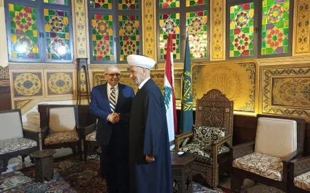 الرئيس المكلف نواف سلام يزور مفتي الجمهورية الشيخ عبد اللطيف دريان في دار الفتوى