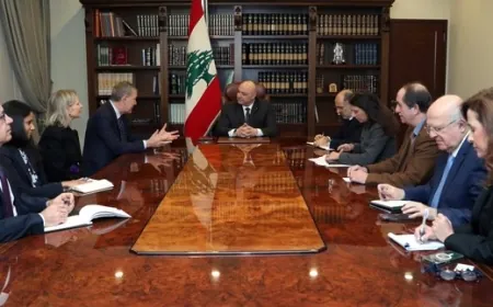 الرئيس عون عرض مع لازاريني عمل "الأونروا"