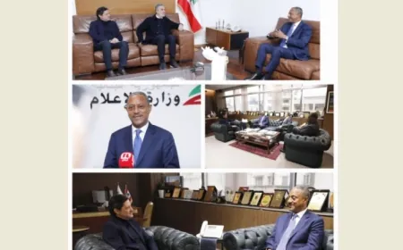 المكاري استقبل وزير السياحة والحرف اليدوية في الغابون