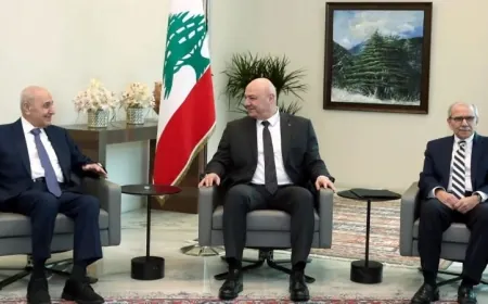 لقاء عون وبري وسلام في بعبدا بحث في تشكيل الحكومة واتفاق على مواصلة المشاورات