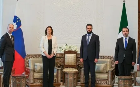 الرئيس السوري يبحث مع وزيرة خارجية سلوفينيا آخر التطورات في دمشق