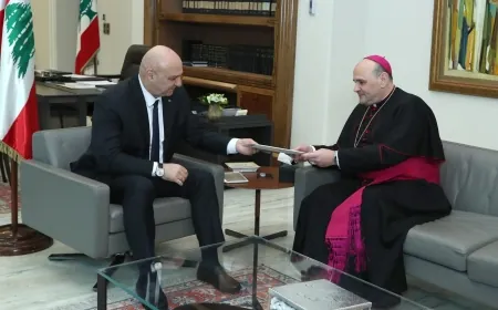 الرئيس عون للسفير البابوي: أعلم أن لبنان دائمًا في قلب البابا فرنسيس وصلواته