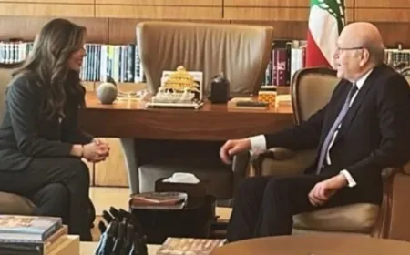 ميقاتي يستقبل أورتاغوس