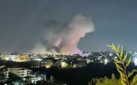 غارات استهدفت منطقة المزة وكفر سوسة في العاصمة السورية دمشق