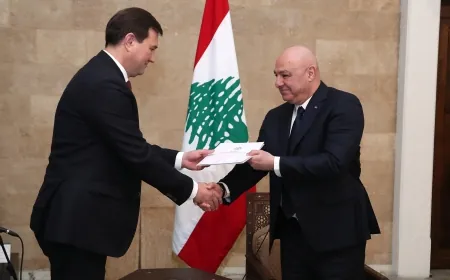 رسالة خطية من رئيس بيلاروسيا إلى جوزف عون