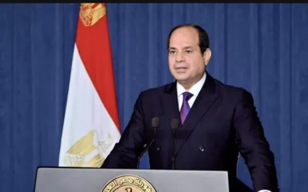 السيسي يشدد على "ضرورة بدء عمليات إعادة إعمار قطاع غزة" من "دون تهجير" سكانه