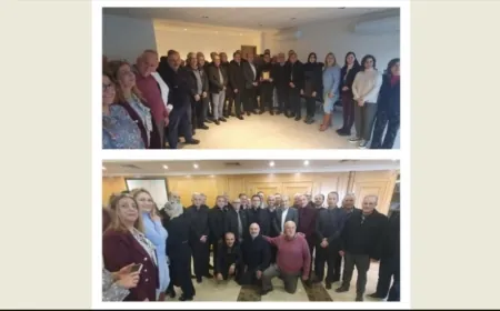 حميه استقبل موظفي وزارة الاشغال مودعين: ما قمنا به أقل واجب تجاه اهلنا ووطننا