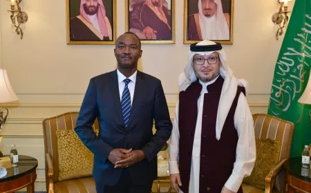 سفير المملكة في لبنان يستقبل ممثل الأمم المتحدة للتنمية الصناعية