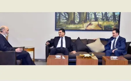 جعجع عرض مع وزير الإعلام الأوضاع العامة وقانون الإعلام المرئي والمسموع