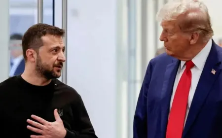 مباحثات عبر الهاتف بين زيلينسكي وترامب