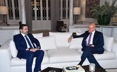 الرئيس الحريري زار الرئيس تمام سلام في منزله بالمصيطبة