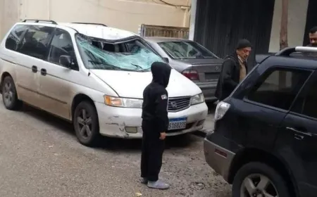 في الميناء : سقوط خزان مياه يتسبب بأضرار مادية