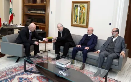 ‏رئيس الجمهورية تسلَّم دعوة للمشاركة في تشييع الأمين العام السابق لحزب الله