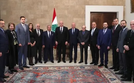 الرئيس عون تابع اتصالاته لالزام اسرائيل بالانسحاب وتسلم رسالة تهنئة من ملك النروج