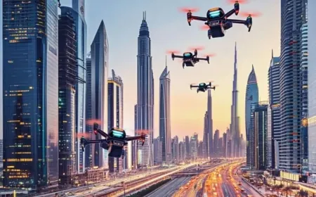 الإمارات تبدأ رسم ممرات التاكسي الجوي وطائرات الشحن المسيرة