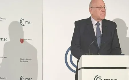 ميقاتي من "مؤتمر ميونخ للأمن": لبنان قادر بدعم المجتمع الدولي المستمر على الخروج من الأزمات