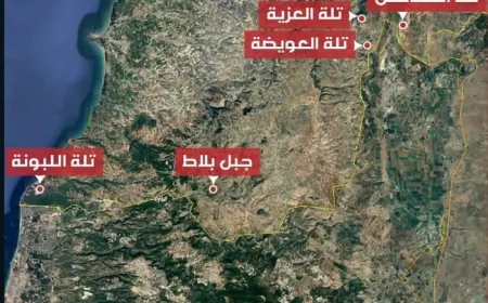 النقاط الخمسة التي سيبقى فيها الجيش الاسرائيلي بعد ١٨ شباط