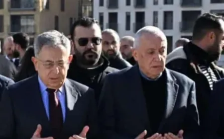 أحمد فتفت وفؤاد السنيورة على ضريح رفيق الحريري: وفاءٌ لا يغيب لمسيرة رجل الدولة