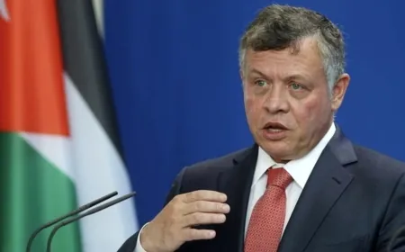 العاهل الأردني يكرر أمام وفد من الكونغرس الأميركي رفض بلاده "تهجير الفلسطينيين"