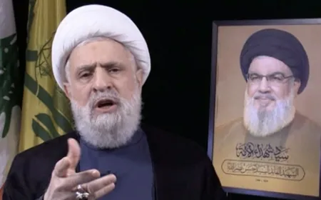 ‏الشيخ ‎قاسم: سنتحدّث اليوم عن ذكرى القادة الشهداء في حزب الله وعن التطورات السياسية