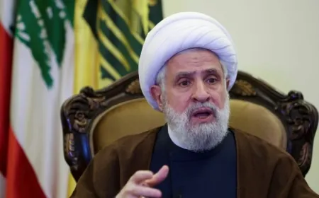 نعيم قاسم: يجب ان تنسحب إسرائيل في 18 شباط بالكامل ولا ذريعة لها للبقاء