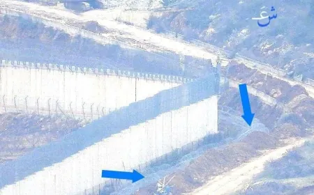 الجيش الاسرائلي يمدد الأسلاك الشائكة على طول الجدار الحدودي