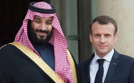 اتصال هاتفي بين ماكرون وبن سلمان لبحث الأوضاع الإقليمية والدولية