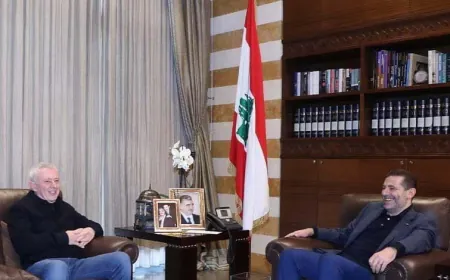 الحريري يلتقي فرنجية ومرقص في بيت الوسط لبحث المستجدات السياسية