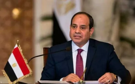 الرئيس المصري: أكدنا على ضرورة التنفيذ الكامل لاتفاق وقف إطلاق النار في ⁧‫غزة‬⁩