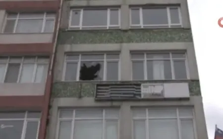 في تركيا إلقاء شاب من الطابق الرابع…