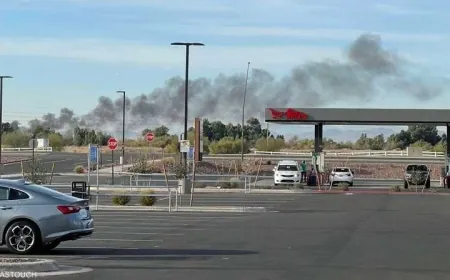 تصادم طائرتين في ولاية أريزونا الأميركية