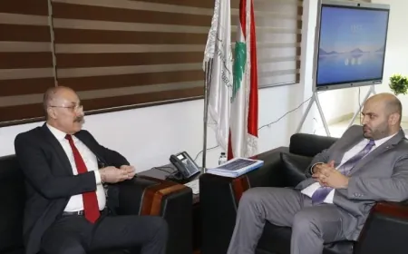 عبدالله زار وزير الصحة وبحثا في استكمال برامج ومشاريع الوزارة