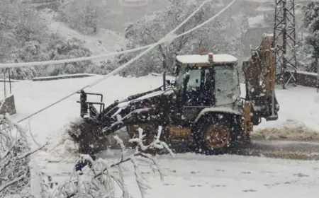 اليكم الطرق المقطوعة بالثلوج