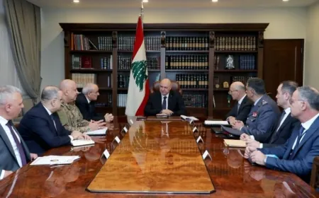 الرئيس عون ترأس اجتماعا امنيا لمواكبة التشييع واستقبل مفوضة الاتحاد الأوروبي في المتوسط والوزير مكي