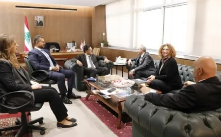 مرقص عرض حاجات الاعلام وتلفزيون لبنان ومسؤولي منظمات دولية وطلب دعماً عاجلاً