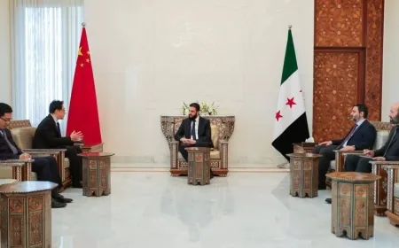 الشرع يلتقي السفير الصيني لأول مرة منذ سقوط الأسد