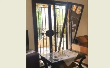 أضرار في المنازل بين بلدتي القليلة والسماعية في قضاء صور