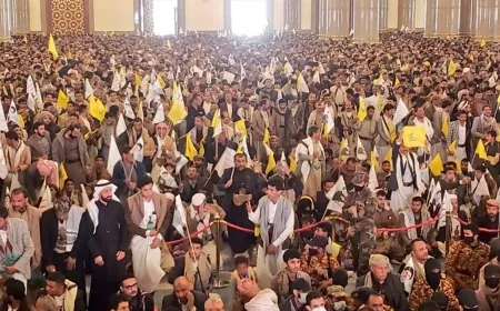 من صنعاء... حشود في وداع نصر الله وصفي الدين