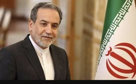 وصول عراقجي وقاليباف الى المدينة الرياضية