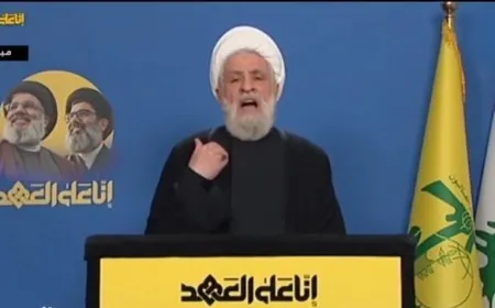 أمين عام حزب الله الشيخ نعيم قاسم:نصرالله قاد المقاومة إلى الأمة وقاد الأمة إلى المقاومة فأصبحنا لا نميز بين مقاومة وأمة